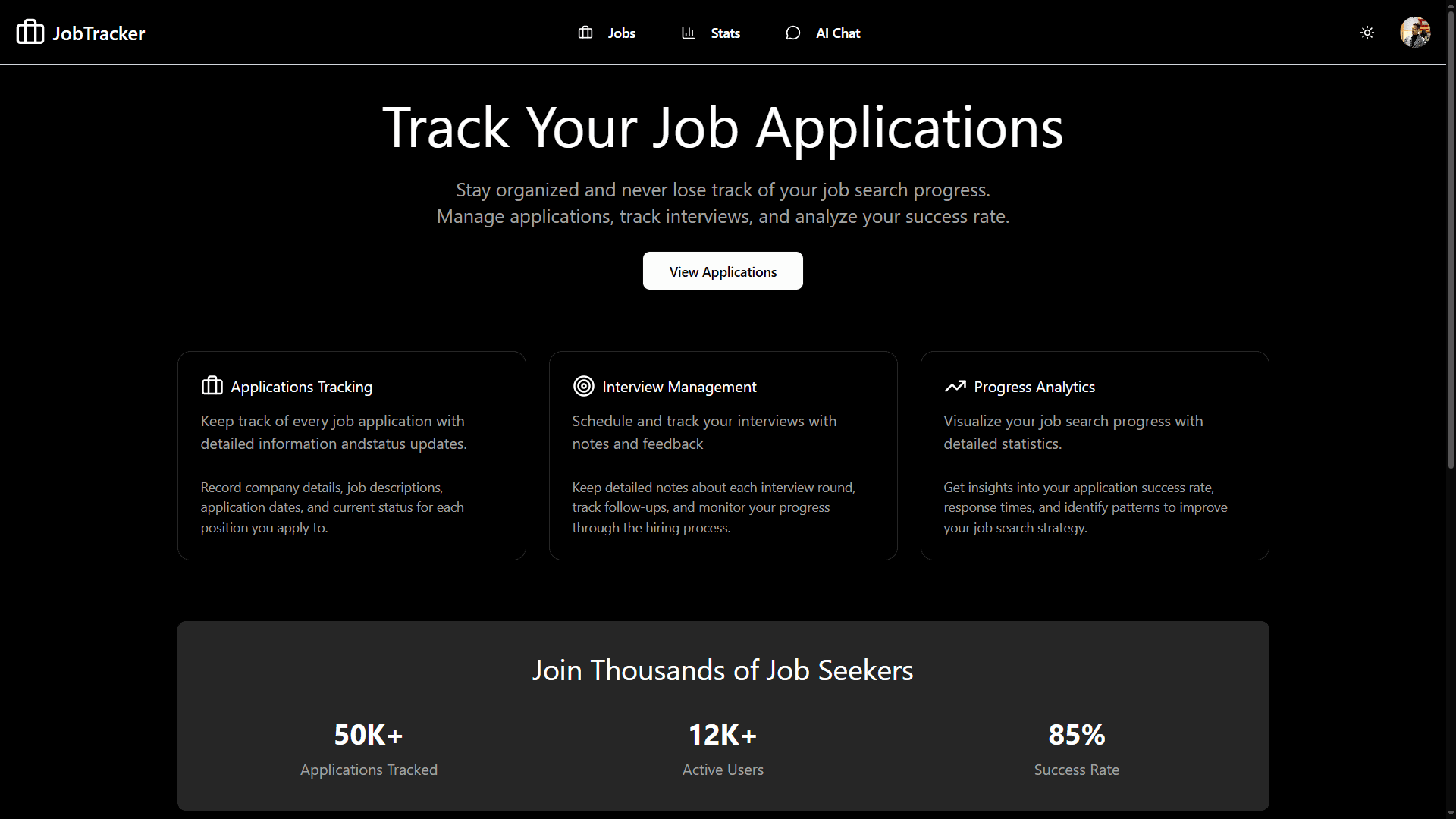 Image for the project Job Tracker